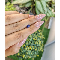 0.72 Ct. Blue Sapphire from Ceylon (Sri Lanka) Life Style