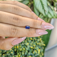 0.68 Ct. Blue Sapphire from Ceylon (Sri Lanka) Life Style