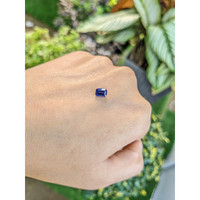 0.68 Ct. Blue Sapphire from Ceylon (Sri Lanka) Life Style