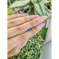 0.66 Ct. Blue Sapphire from Ceylon (Sri Lanka) Life Style