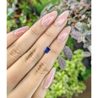 0.66 Ct. Blue Sapphire from Ceylon (Sri Lanka) Life Style
