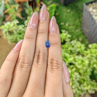 0.68 Ct. Blue Sapphire from Ceylon (Sri Lanka) Life Style