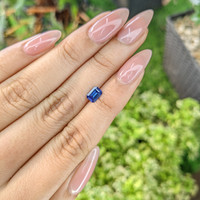 0.68 Ct. Blue Sapphire from Ceylon (Sri Lanka) Life Style