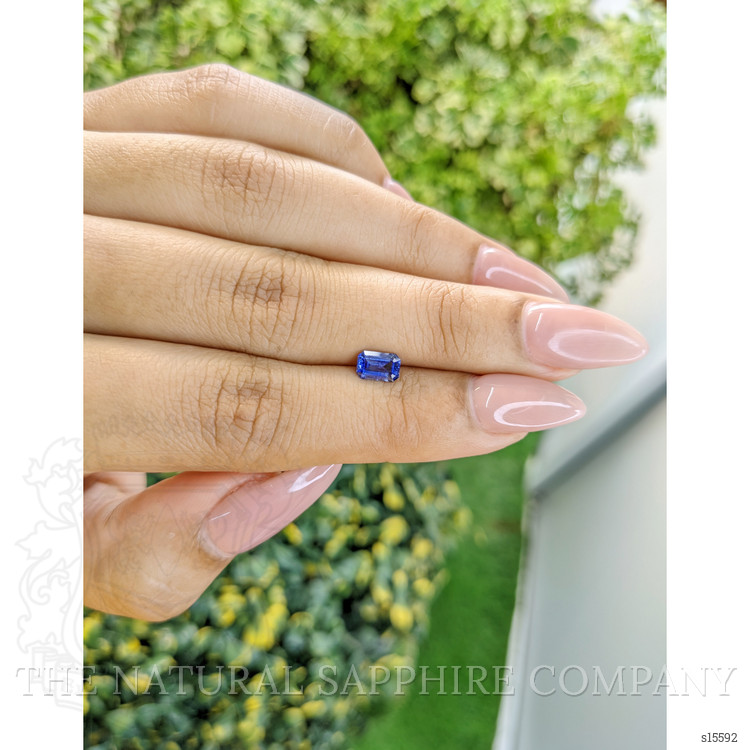 0.70 Ct. Blue Sapphire from Ceylon (Sri Lanka)