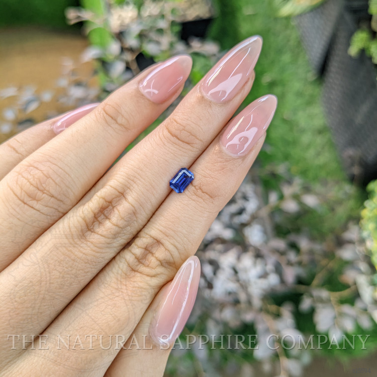 0.57 Ct. Blue Sapphire from Ceylon (Sri Lanka)