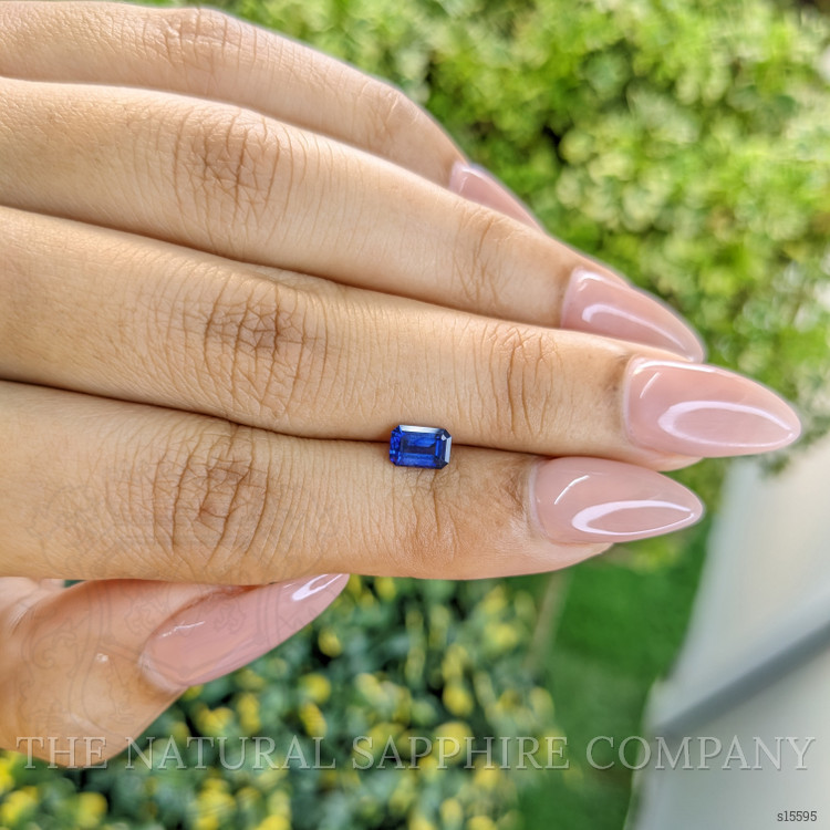 0.64 Ct. Blue Sapphire from Ceylon (Sri Lanka)