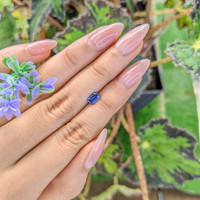 0.67 Ct. Blue Sapphire from Ceylon (Sri Lanka) Life Style