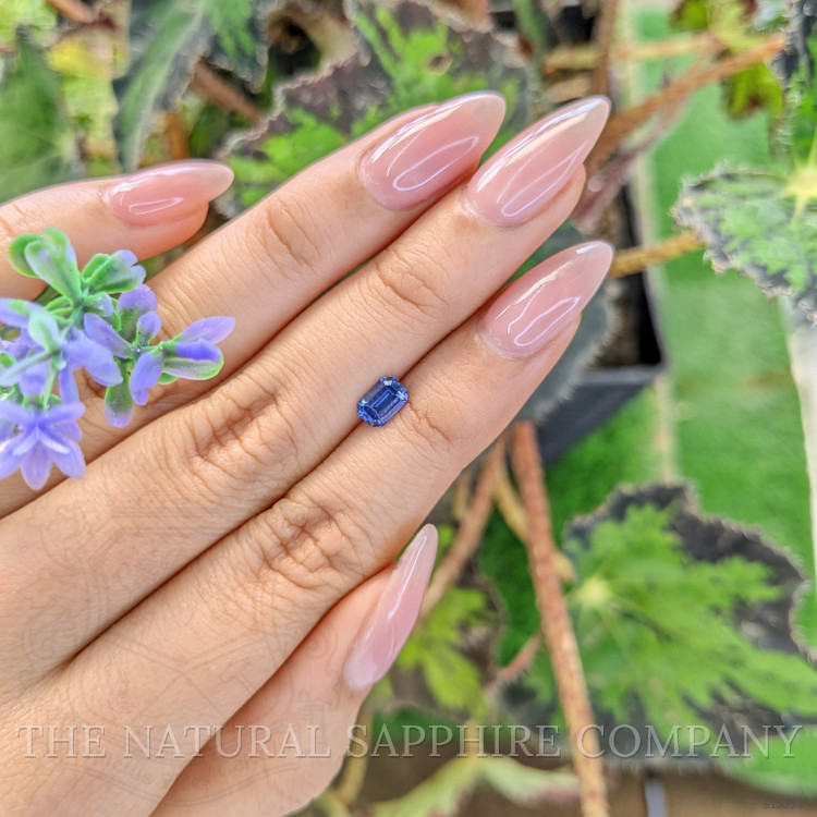 0.67 Ct. Blue Sapphire from Ceylon (Sri Lanka)