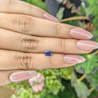 0.67 Ct. Blue Sapphire from Ceylon (Sri Lanka) Life Style