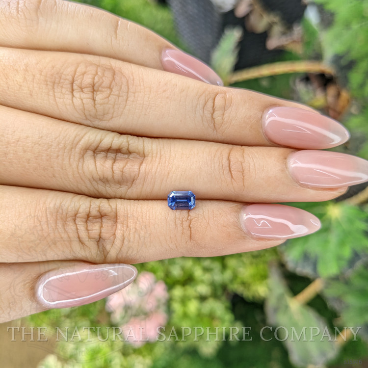 0.67 Ct. Blue Sapphire from Ceylon (Sri Lanka)