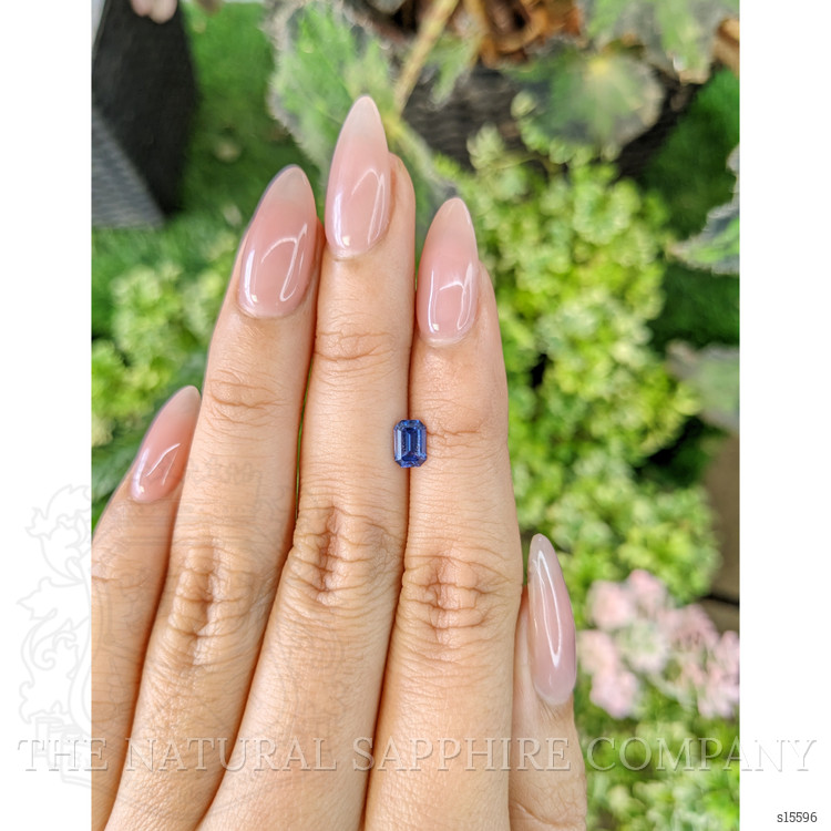 0.67 Ct. Blue Sapphire from Ceylon (Sri Lanka)