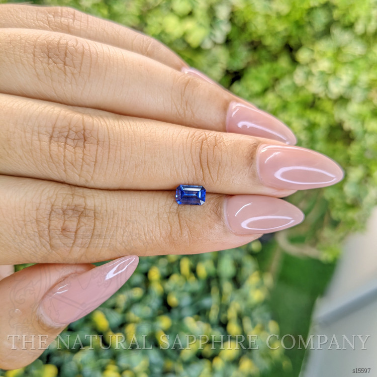 0.60 Ct. Blue Sapphire from Ceylon (Sri Lanka)