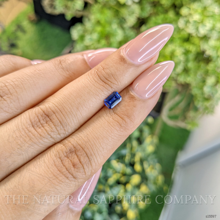 0.60 Ct. Blue Sapphire from Ceylon (Sri Lanka)
