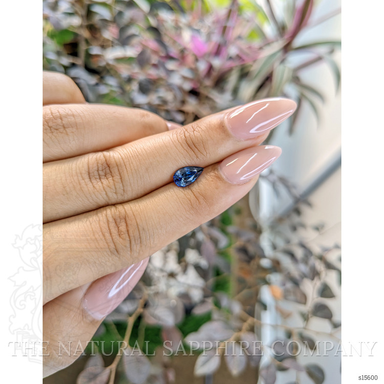1.28 Ct. Blue Sapphire from Ceylon (Sri Lanka)