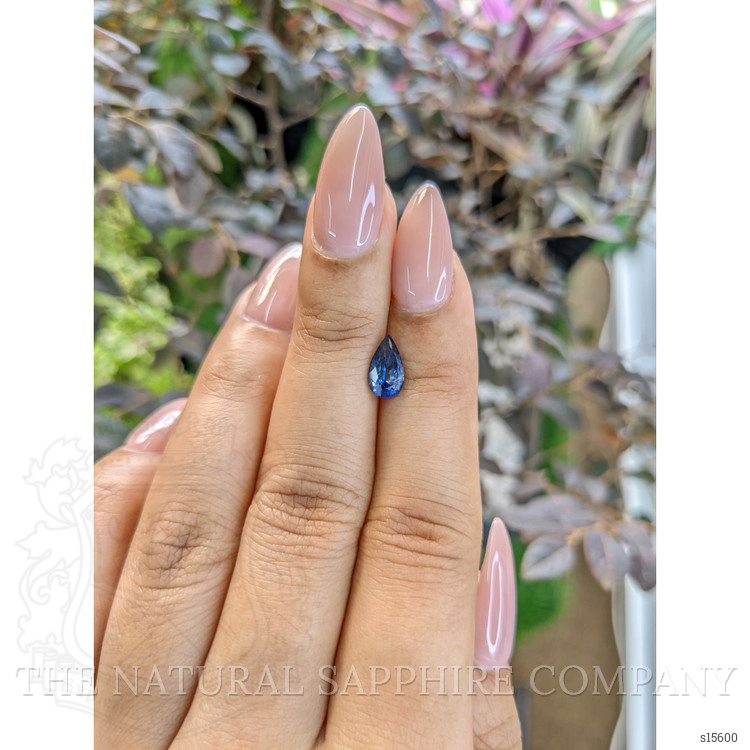 1.28 Ct. Blue Sapphire from Ceylon (Sri Lanka)