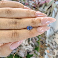 1.08 Ct. Blue Sapphire from Ceylon (Sri Lanka) Life Style