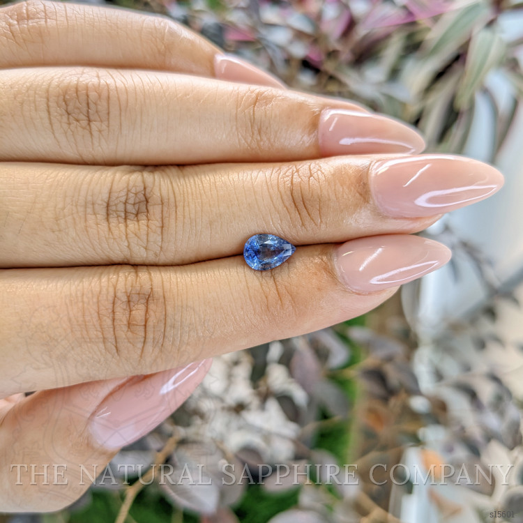 1.08 Ct. Blue Sapphire from Ceylon (Sri Lanka)