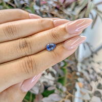 1.08 Ct. Blue Sapphire from Ceylon (Sri Lanka) Life Style
