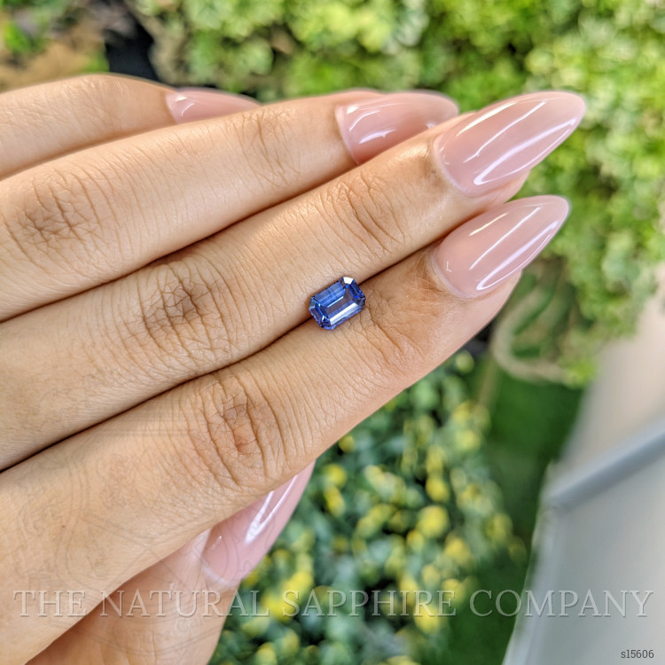 0.95 Ct. Blue Sapphire from Ceylon (Sri Lanka)
