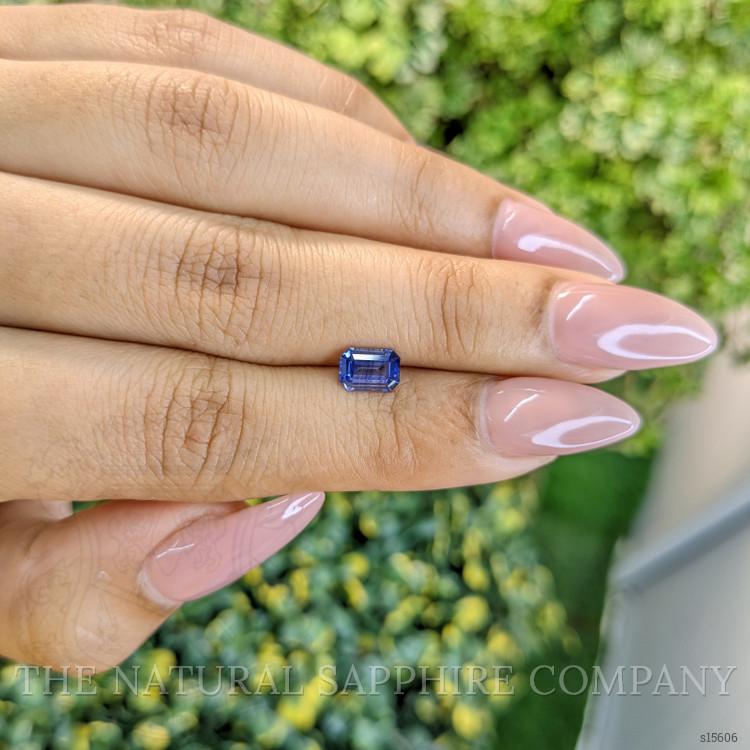 0.95 Ct. Blue Sapphire from Ceylon (Sri Lanka)