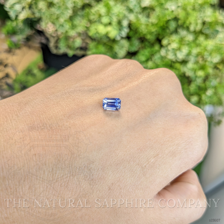 1.21 Ct. Blue Sapphire from Ceylon (Sri Lanka)