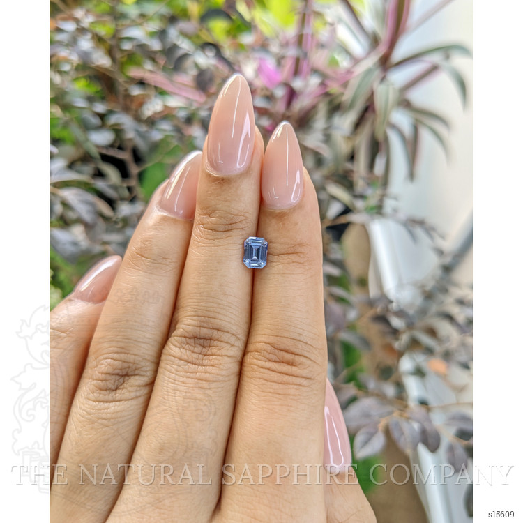 0.96 Ct. Blue Sapphire from Ceylon (Sri Lanka)