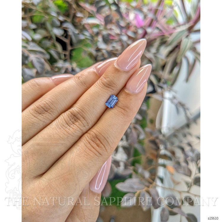 0.90 Ct. Blue Sapphire from Ceylon (Sri Lanka)