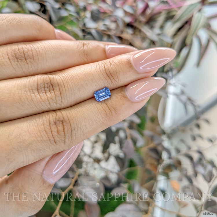 0.90 Ct. Blue Sapphire from Ceylon (Sri Lanka)