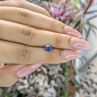 0.81 Ct. Blue Sapphire from Ceylon (Sri Lanka) Life Style