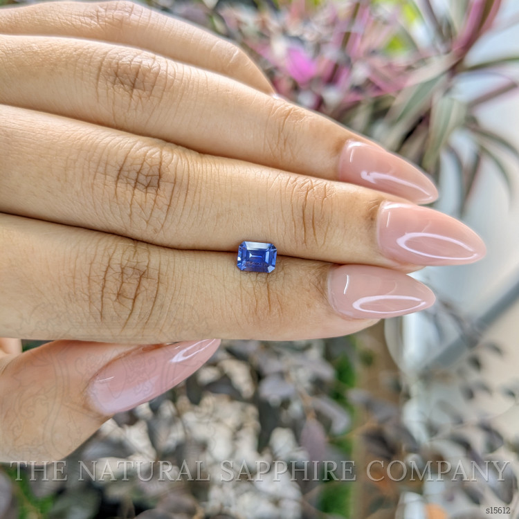0.81 Ct. Blue Sapphire from Ceylon (Sri Lanka)