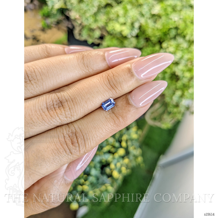 0.54 Ct. Blue Sapphire from Ceylon (Sri Lanka)