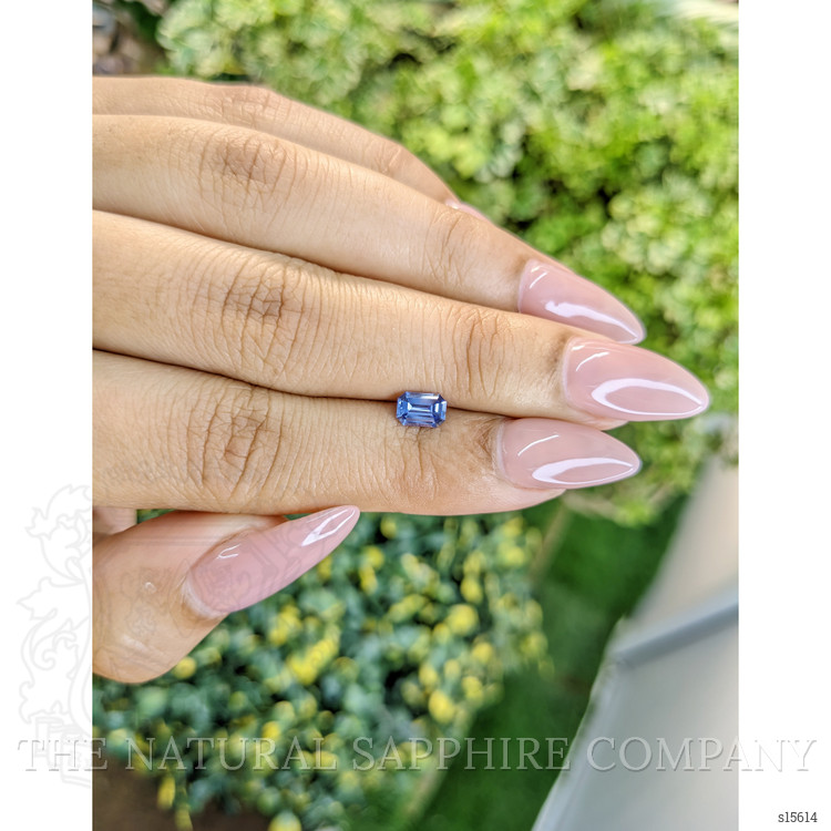 0.54 Ct. Blue Sapphire from Ceylon (Sri Lanka)