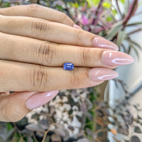 0.85 Ct. Blue Sapphire from Ceylon (Sri Lanka) Life Style