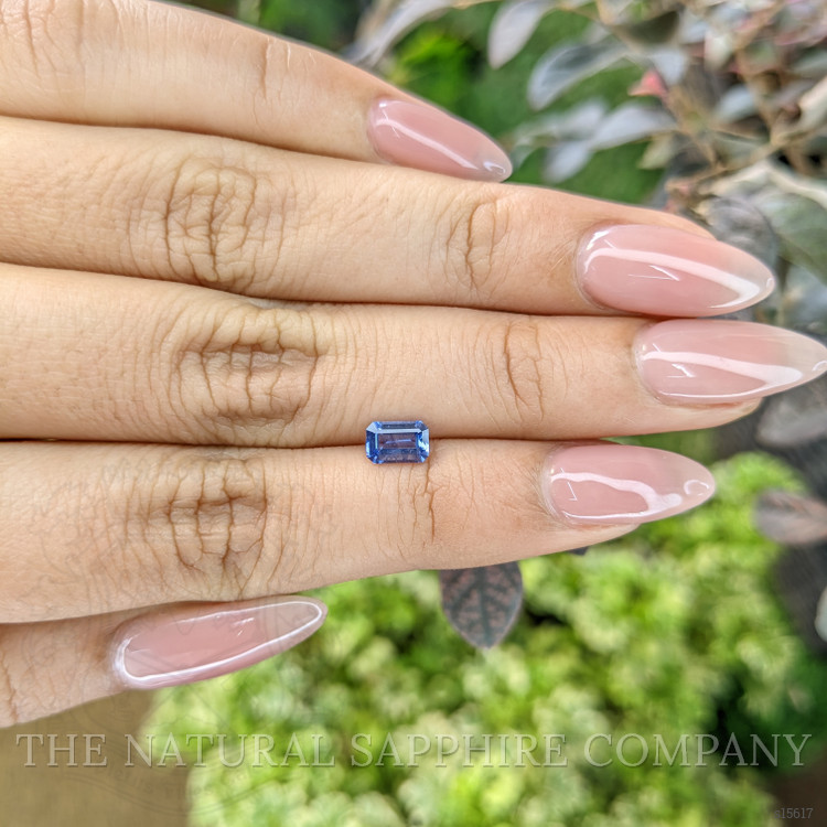 0.71 Ct. Blue Sapphire from Ceylon (Sri Lanka)