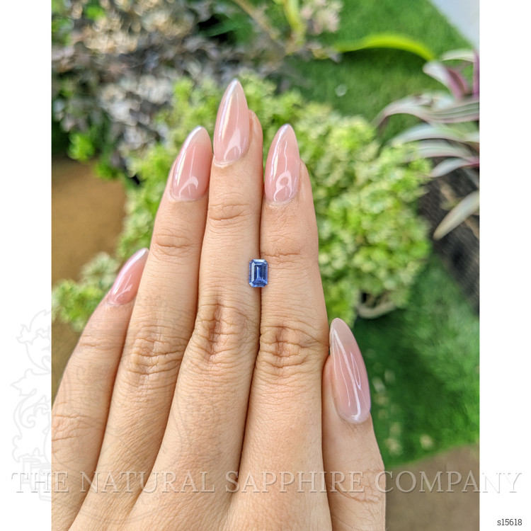 0.61 Ct. Blue Sapphire from Ceylon (Sri Lanka)