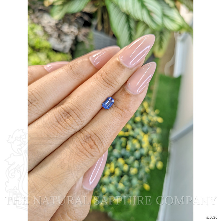0.62 Ct. Blue Sapphire from Ceylon (Sri Lanka)
