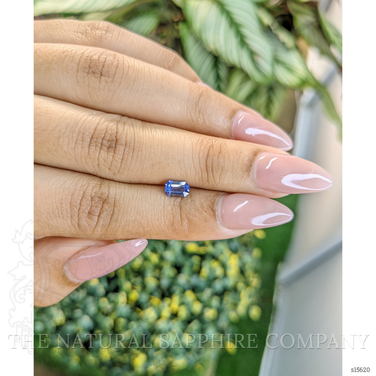 0.62 Ct. Blue Sapphire from Ceylon (Sri Lanka)
