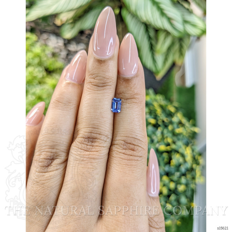 0.63 Ct. Blue Sapphire from Ceylon (Sri Lanka)
