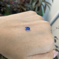 0.89 Ct. Blue Sapphire from Ceylon (Sri Lanka) Life Style
