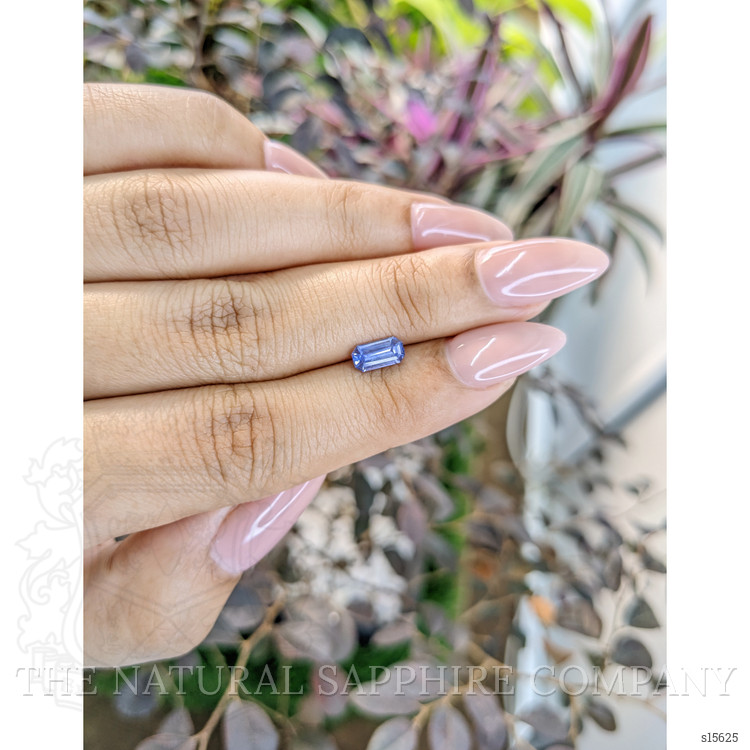 0.80 Ct. Blue Sapphire from Ceylon (Sri Lanka)