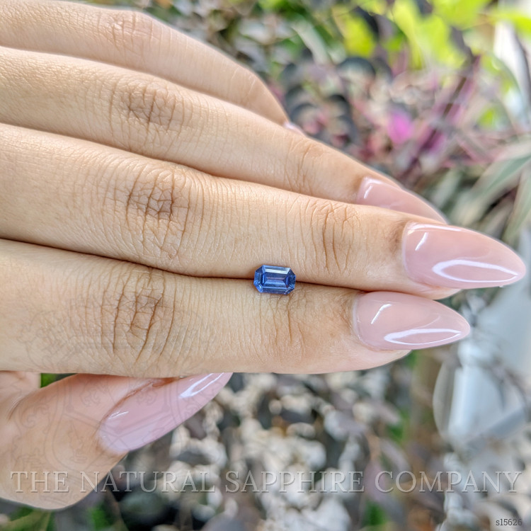 0.55 Ct. Blue Sapphire from Ceylon (Sri Lanka)