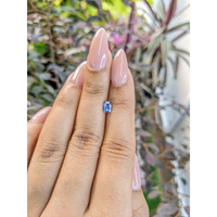 0.52 Ct. Blue Sapphire from Ceylon (Sri Lanka) Life Style