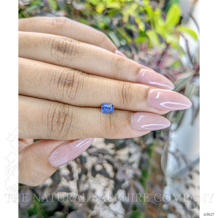 0.52 Ct. Blue Sapphire from Ceylon (Sri Lanka)