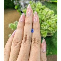 0.62 Ct. Blue Sapphire from Ceylon (Sri Lanka) Life Style