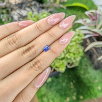 0.62 Ct. Blue Sapphire from Ceylon (Sri Lanka) Life Style