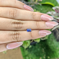 0.62 Ct. Blue Sapphire from Ceylon (Sri Lanka) Life Style