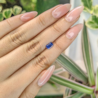 0.75 Ct. Blue Sapphire from Ceylon (Sri Lanka) Life Style