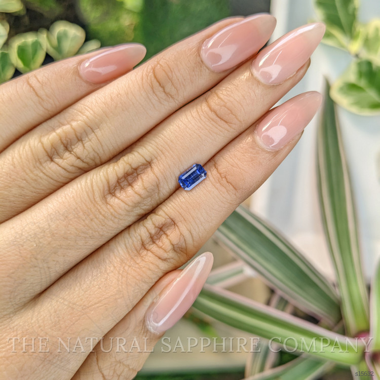 0.75 Ct. Blue Sapphire from Ceylon (Sri Lanka)