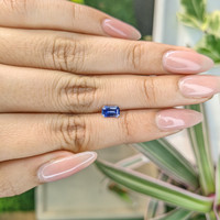 0.75 Ct. Blue Sapphire from Ceylon (Sri Lanka) Life Style