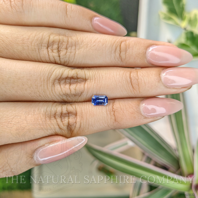 0.75 Ct. Blue Sapphire from Ceylon (Sri Lanka)